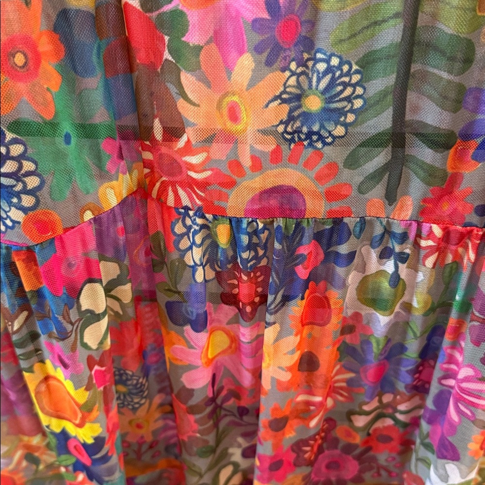 Floral Multicolor Maxi Dress - Picture 8 of 8